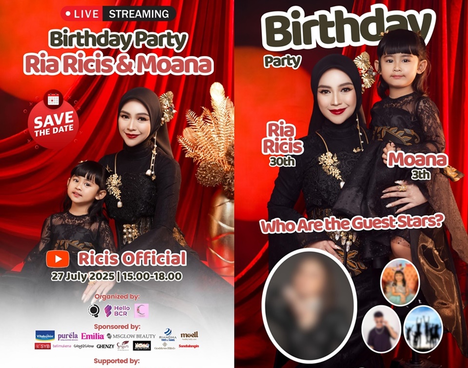Ria Ricis Bakal Gelar Birthday Parti Mewah Untuk Moana [Instagram]